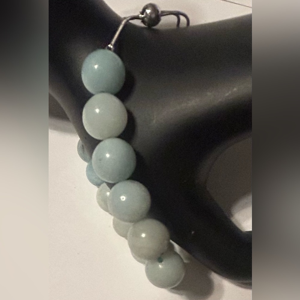 Green Jade Bead Bracelet